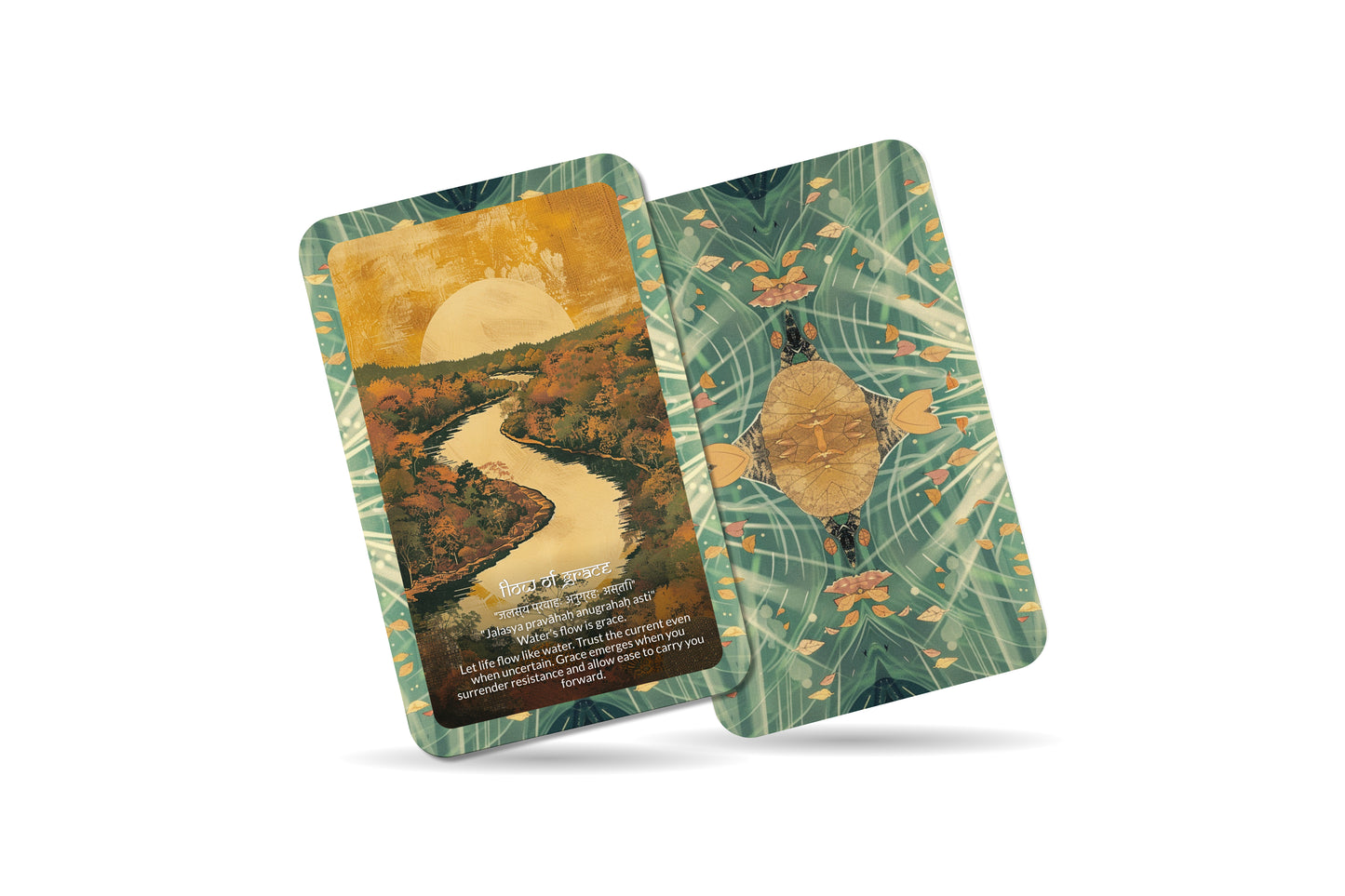 Water Mantra – An Emotional Healing Oracle Deck – 22 Oracle Cards – Flow with Grace and Depth