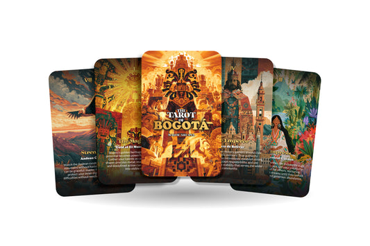 The Tarot of Bogotá – An Andean Heritage Tarot Deck – 22 Tarot Cards – Mysteries of Colombia’s Mountain Capital
