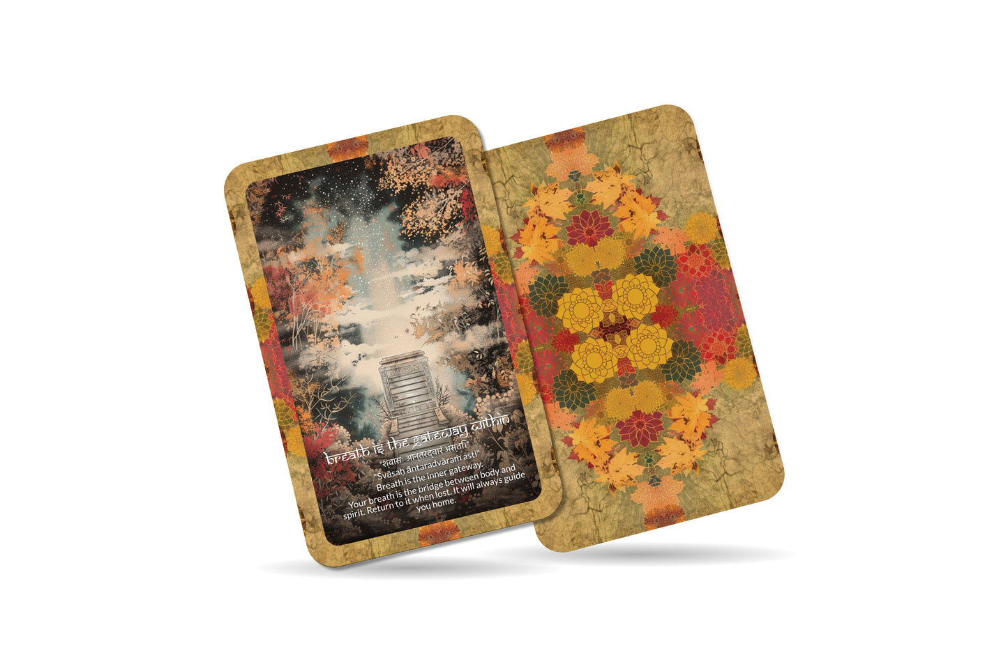 Breath Mantra – A Pranic Energy Oracle Deck – 22 Oracle Cards – Awakening Through Conscious Breathing