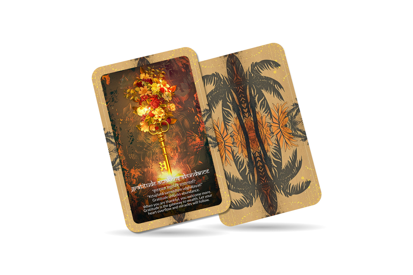 Gratitude Mantra – A Heart Expansion Oracle Deck – 22 Oracle Cards – Blessings in Every Breath