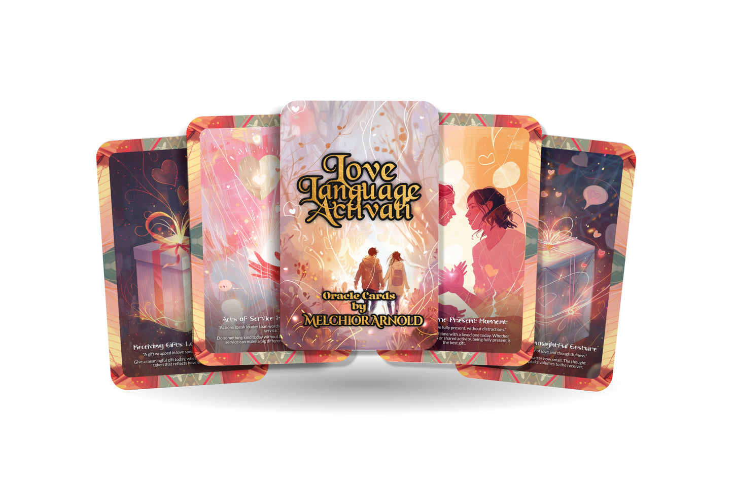 Love Language Activation Deck – Express Love Clearly – Strengthen Your Relationship Dynamic 22-Card Deck