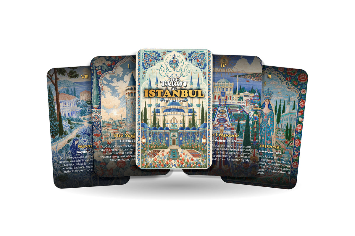 The Tarot of Istanbul – A Bosphorus Mysticism Tarot Deck – 22 Tarot Cards – Where East Meets West