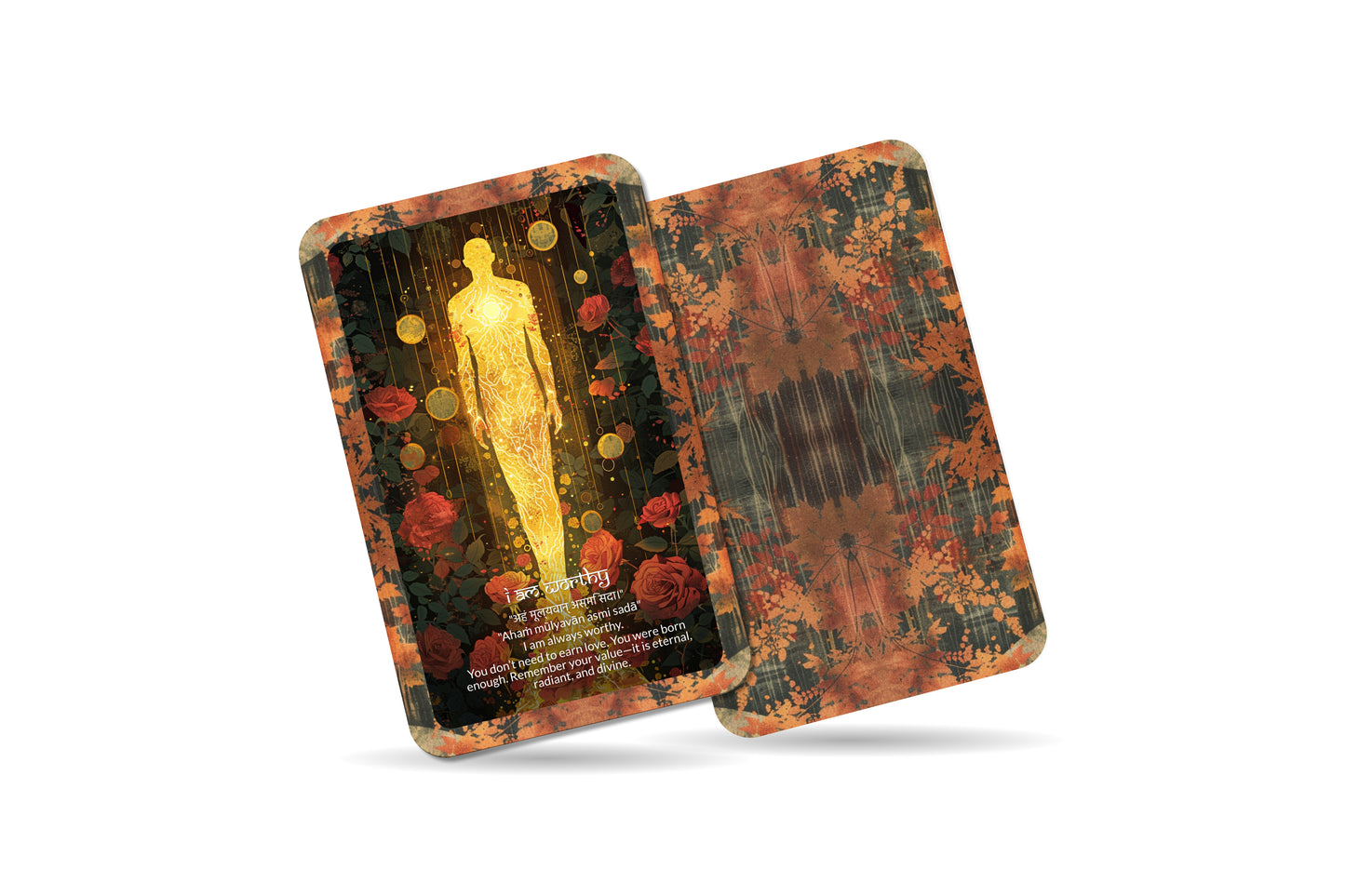 Self-Love Mantra – A Worthiness Oracle Deck – 22 Oracle Cards – Embracing the Beauty Within