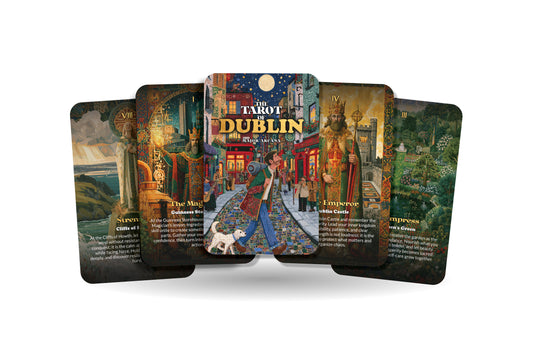 The Tarot of Dublin – A Celtic Spirit Tarot Deck – 22 Tarot Cards – Legends, Literature, and Emerald Isle Mysticism