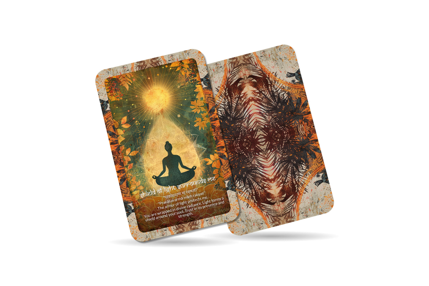 Protection Mantra – A Sacred Shield Oracle Deck – 22 Oracle Cards – Boundaries of Light and Energy