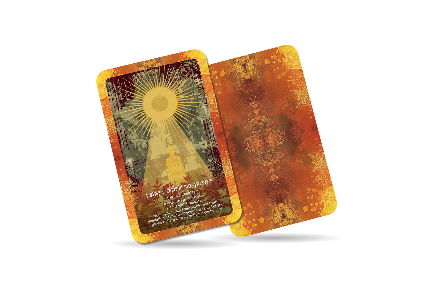 Inner Fire Mantra – A Purpose Igniter Oracle Deck – 22 Oracle Cards – Fueling Passion and Power