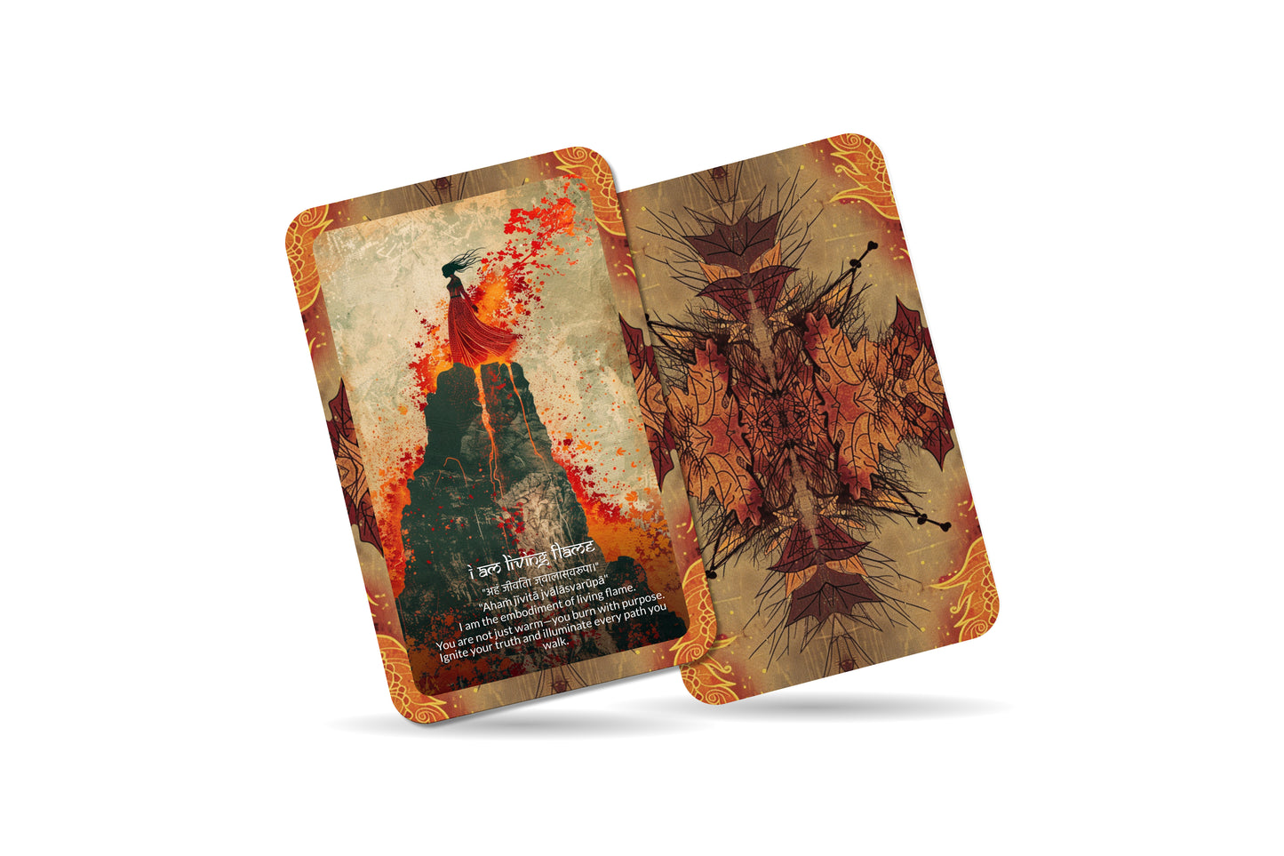 Shakti Fire Mantra – A Feminine Power Oracle Deck – 22 Oracle Cards – Igniting the Sacred Force