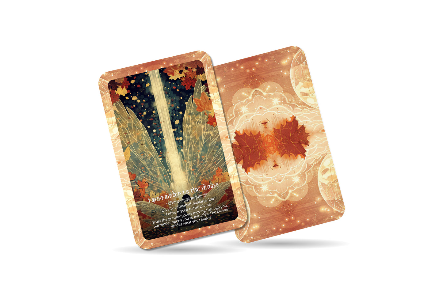 Surrender Mantra – A Trust Oracle Deck – 22 Oracle Cards – Letting Go to Receive More