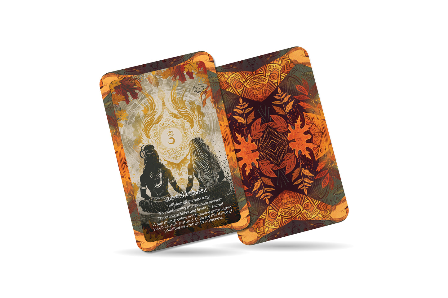 Sacred Union Mantra – A Divine Partnership Oracle Deck – 22 Oracle Cards – Merging Spirit and Love