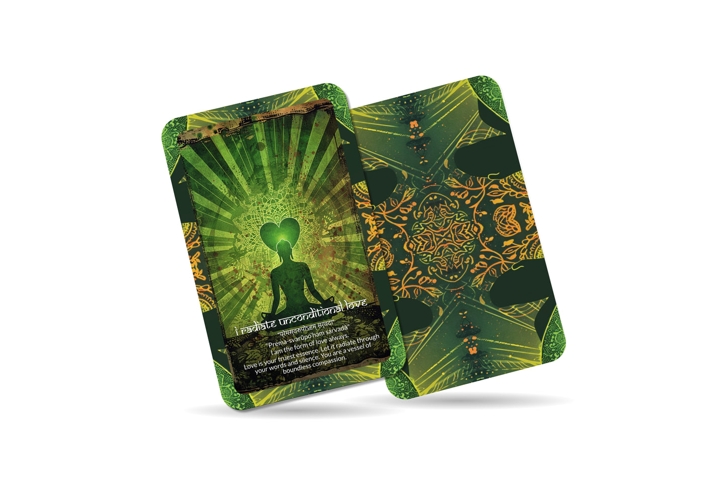 Heart Mantra – A Love Frequency Oracle Deck – 22 Oracle Cards – Wisdom from the Sacred Center