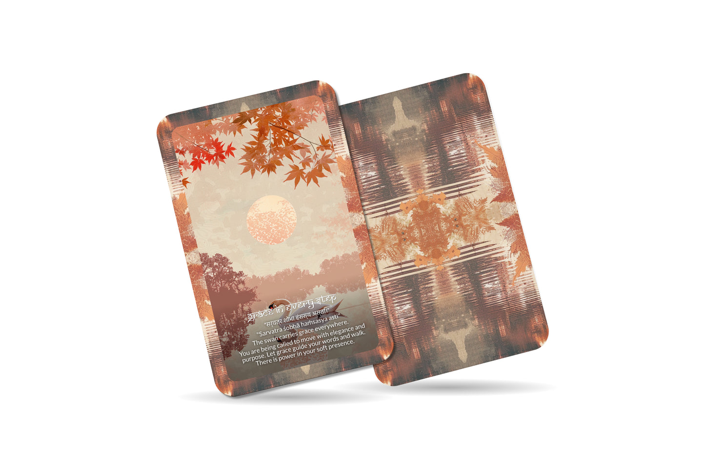 Swan Grace Mantra – A Beauty & Balance Oracle Deck – 22 Oracle Cards – Moving in Sacred Elegance