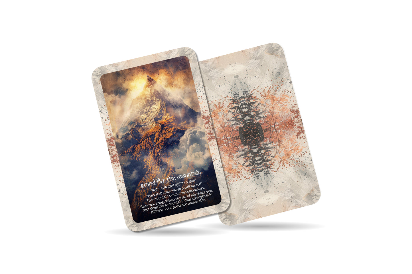 Mountain Mantra – A Resilience Oracle Deck – 22 Oracle Cards – Stability, Strength, and Stillness