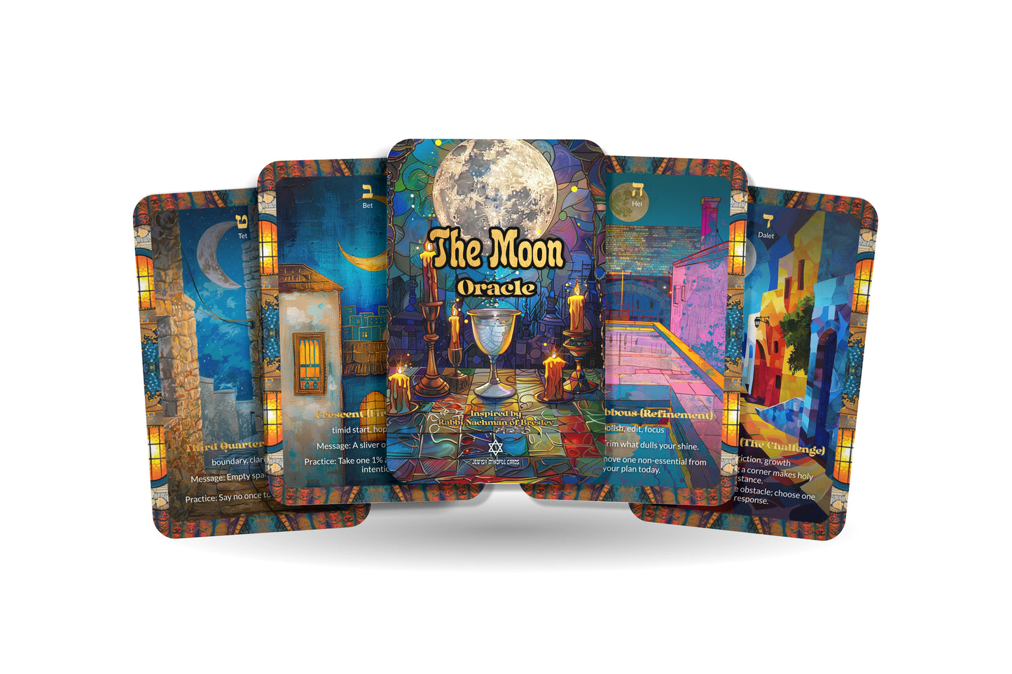 The Moon Oracle – 22 Oracle Cards – Cycles of Hidden Illumination
