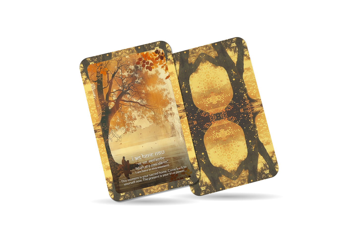 Presence Mantra – A Mindfulness Oracle Deck – 22 Oracle Cards – Living in the Eternal Now