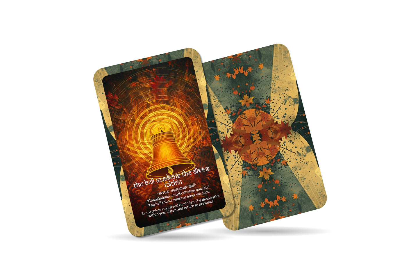 Temple Bell Mantra – A Vibration Oracle Deck – 22 Oracle Cards – Awakening Through Sacred Sound