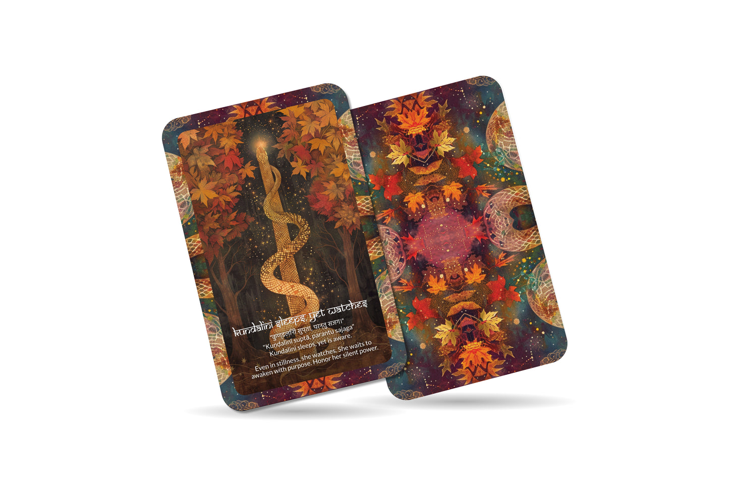 Kundalini (Serpent) Mantra – A Spiritual Awakening Oracle Deck – 22 Oracle Cards – Rise of the Coiled Power