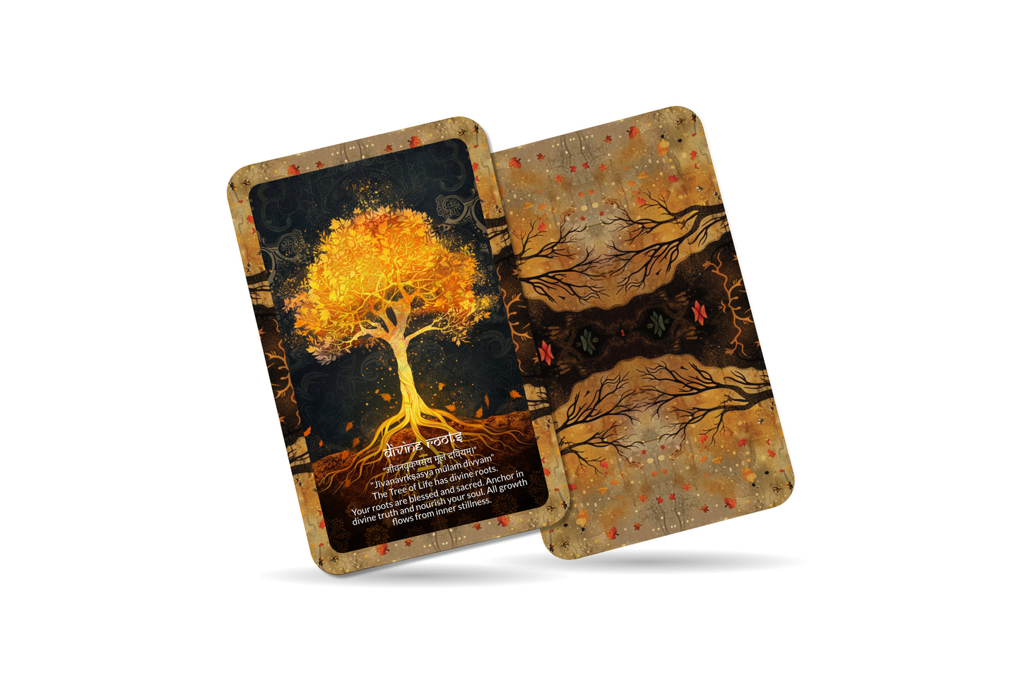 Tree of Life Mantra – A Sacred Blueprint Oracle Deck – 22 Oracle Cards – Rooted in the Cosmic Design