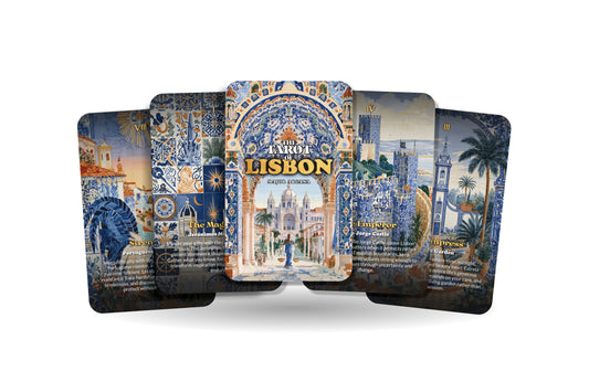 The Tarot of Lisbon – A Portuguese Soul Tarot Deck – 22 Tarot Cards – Fado, Sea, and Discoverers’ Dreams