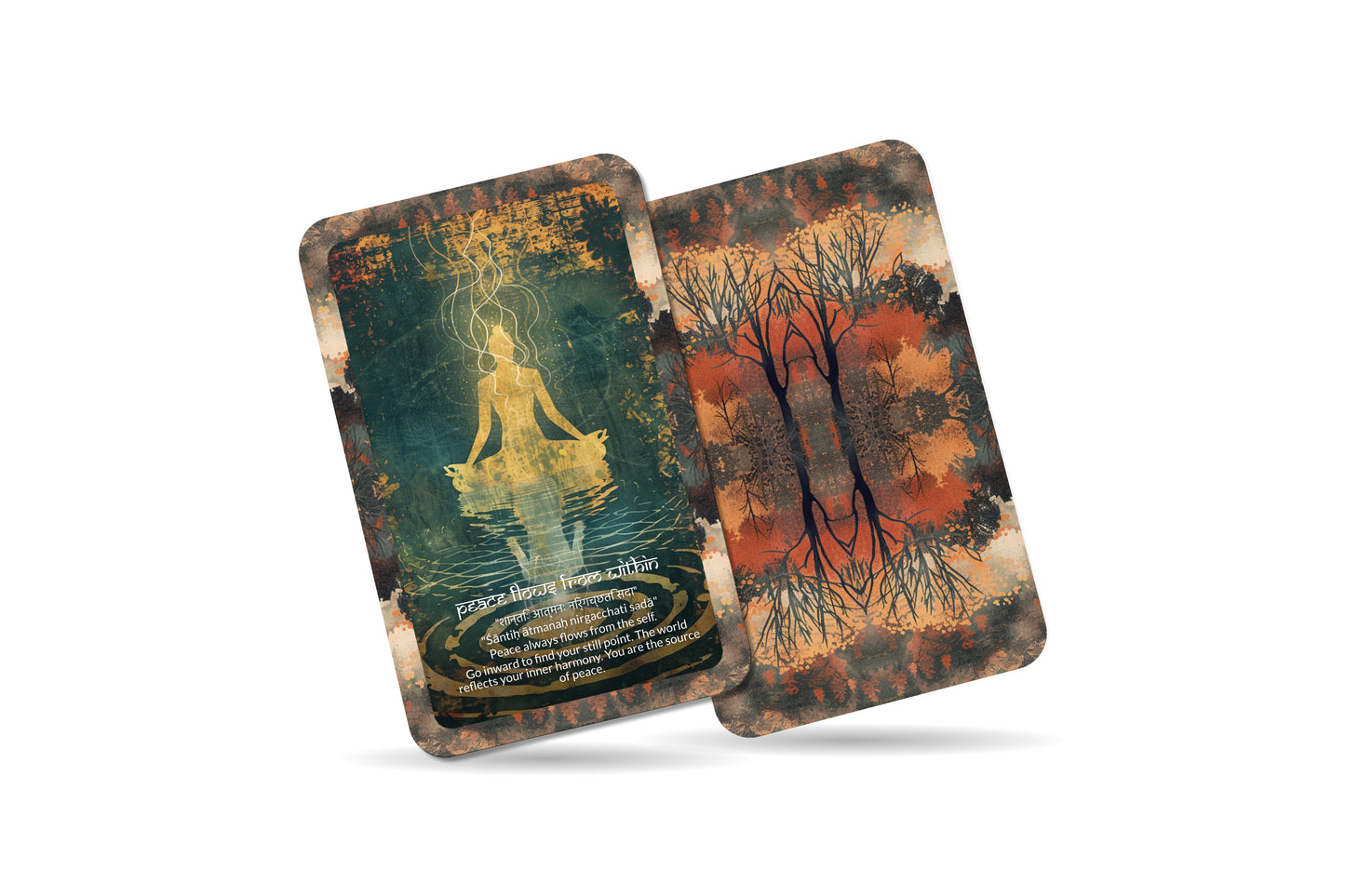 Peace Mantra – A Tranquility Oracle Deck – 22 Oracle Cards – Calm, Clarity, and Presence