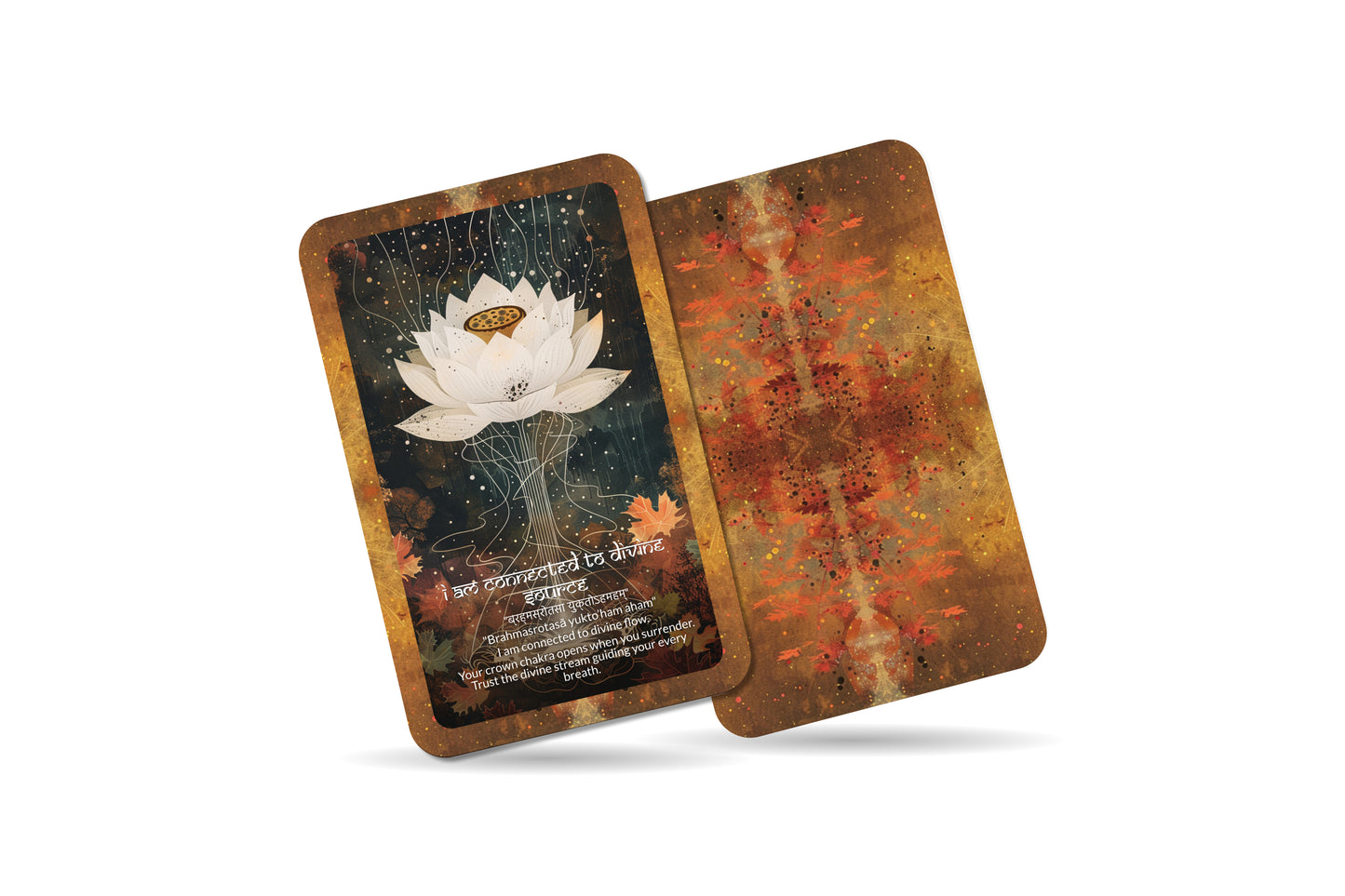 Crown Mantra – A Divine Connection Oracle Deck – 22 Oracle Cards – Opening the Gateway to Source