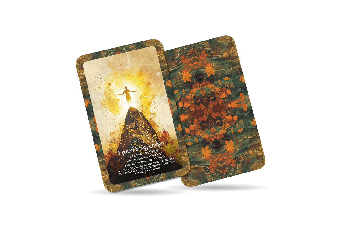 Confidence Mantra – An Inner Power Oracle Deck – 22 Oracle Cards – Radiate Self-Belief and Courage