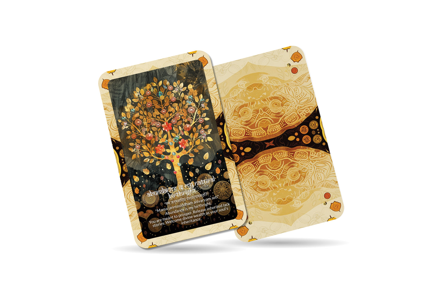 Wealth Mantra – An Abundance Oracle Deck – 22 Oracle Cards – Prosperity in All Dimensions