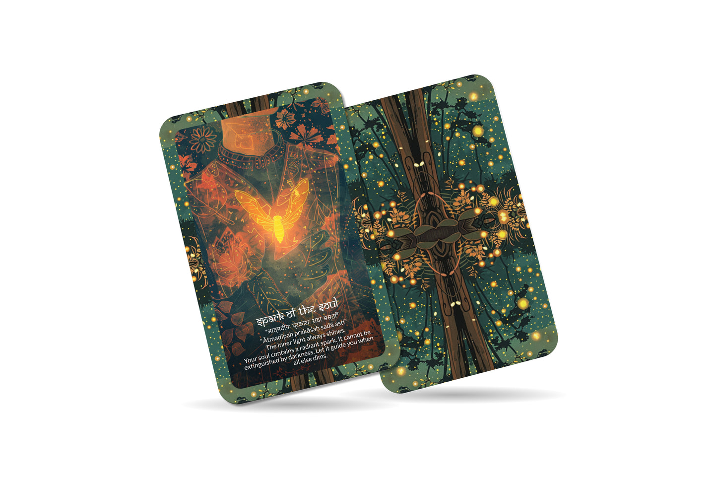 Firefly Mantra (Inner Spark) – A Light Within Oracle Deck – 22 Oracle Cards – Illuminating the Darkness