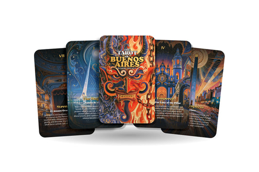 The Tarot of Buenos Aires – A Tango Spirit Tarot Deck – 22 Tarot Cards – Passion, Rhythm, and Argentine Soul