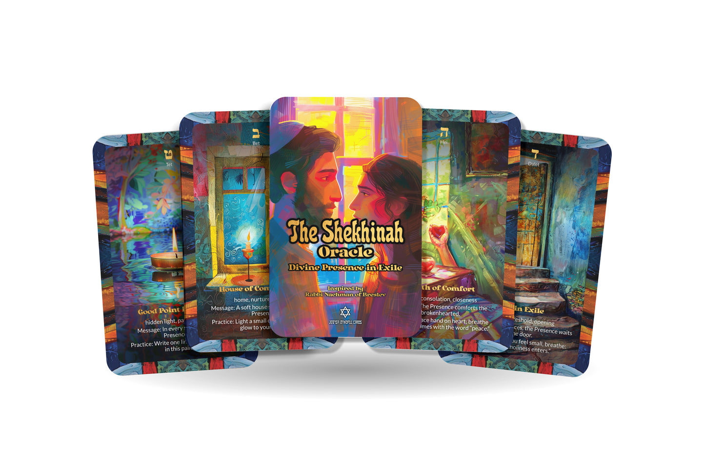The Shekhinah Oracle – Divine Presence in Exile – 22 Oracle Cards – Comfort of the Mother Presence