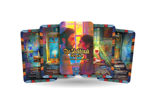 The Shekhinah Oracle – Divine Presence in Exile – 22 Oracle Cards – Comfort of the Mother Presence