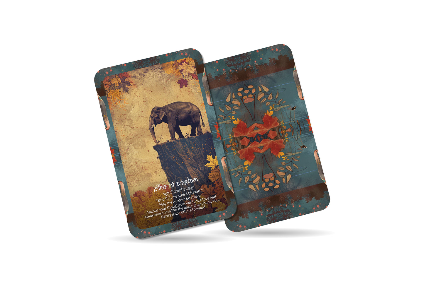 Elephant Mantra – A Wisdom Guardian Oracle Deck – 22 Oracle Cards – Strength, Memory, and Majesty