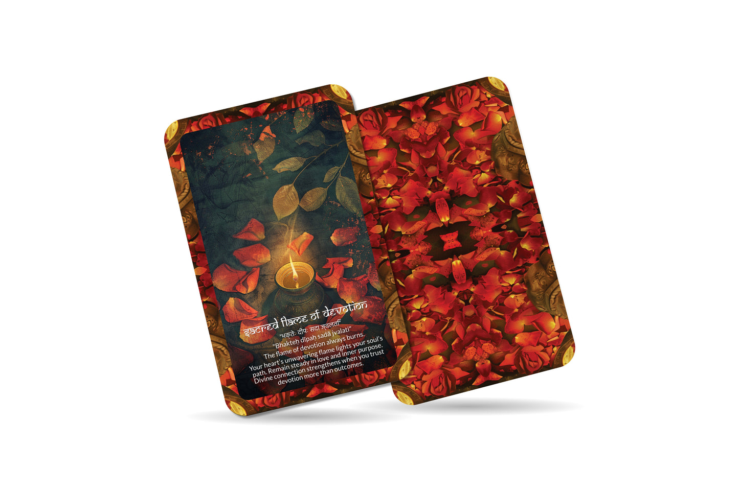 Devotion Mantra – A Sacred Heart Oracle Deck – 22 Oracle Cards – Love as a Spiritual Offering