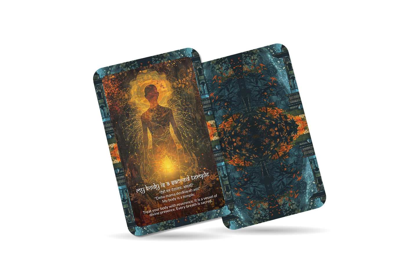Temple Mantra – A Sacred Space Oracle Deck – 22 Oracle Cards – Dwelling in Divine Presence