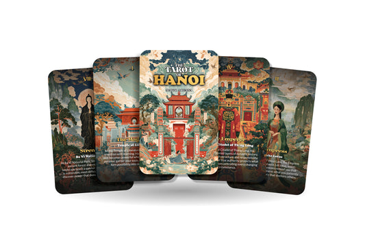 The Tarot of Hanoi – A Vietnamese Heritage Tarot Deck – 22 Tarot Cards – Ancient Temples and Spirit of the Red River