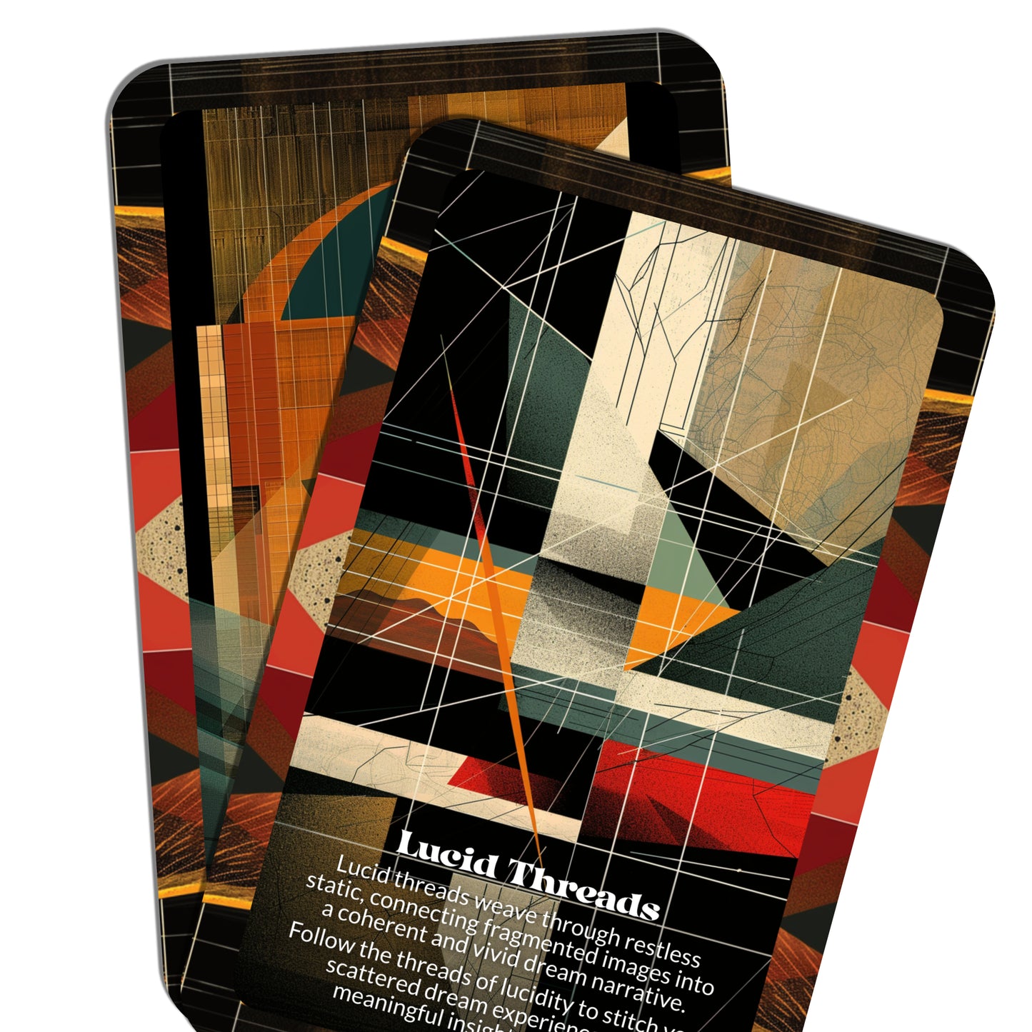 Lucid Static – A Dreamwork Oracle Deck – 22 Oracle Cards – Chaos and Clarity in the Dream Field