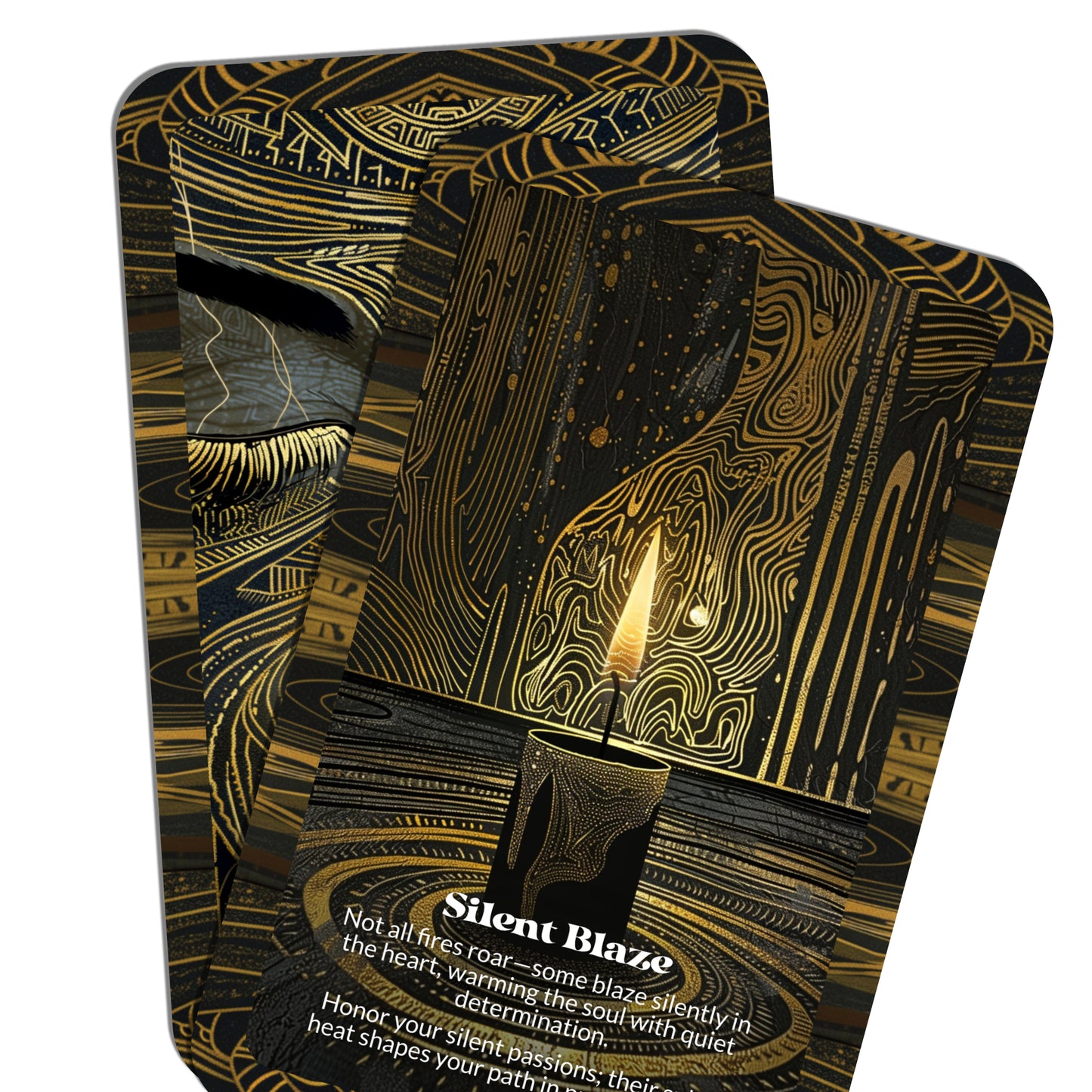 Unwritten Fires – A Vision Ignition Oracle Deck – 22 Oracle Cards – Burn Bright Before the Words Arrive