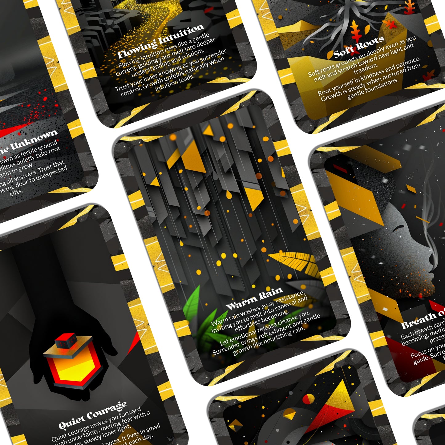 Melt Mode – A Surrendered Growth Oracle Deck – 22 Oracle Cards – Dissolve, Then Rise Remade