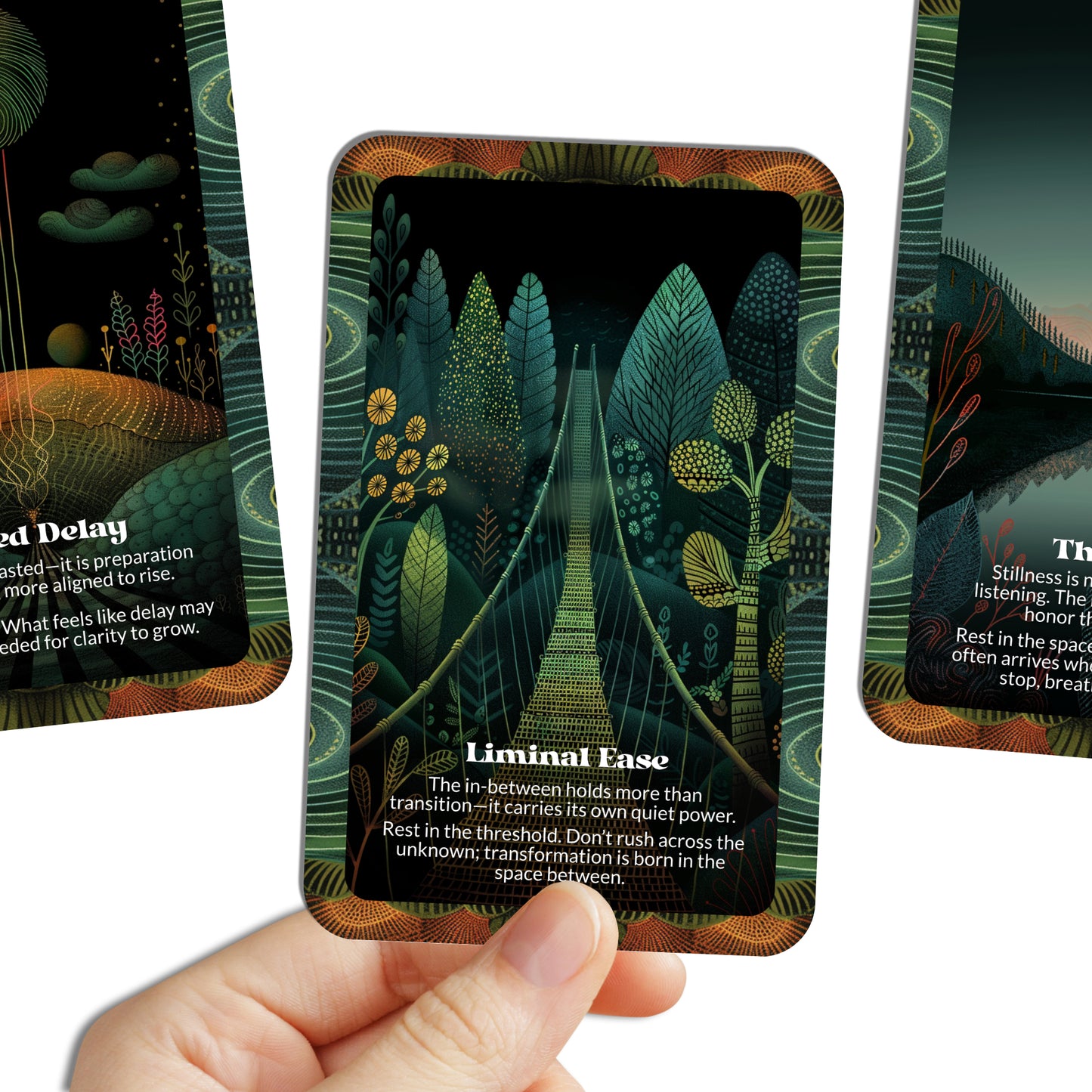 Between Thoughts – A Mindful Awareness Oracle Deck – 22 Oracle Cards – Witness the Silence Between Moments