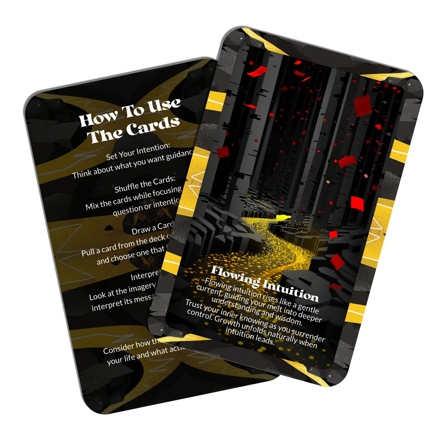 Melt Mode – A Surrendered Growth Oracle Deck – 22 Oracle Cards – Dissolve, Then Rise Remade