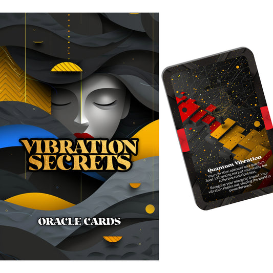 Vibration Secrets – An Energetic Alignment Oracle Deck – 22 Oracle Cards – Tune In, Rise Up, Stay True