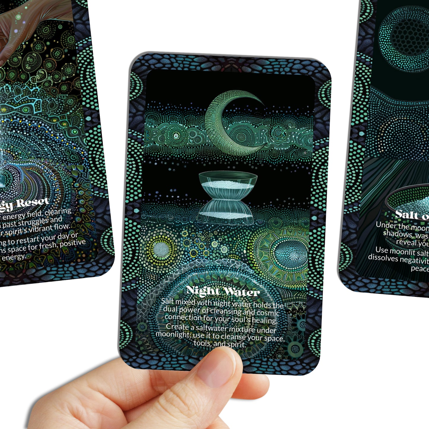 Midnight Salt – A Spiritual Purification Oracle Deck – 22 Oracle Cards – Cleanse in Shadow, Shine in Spirit