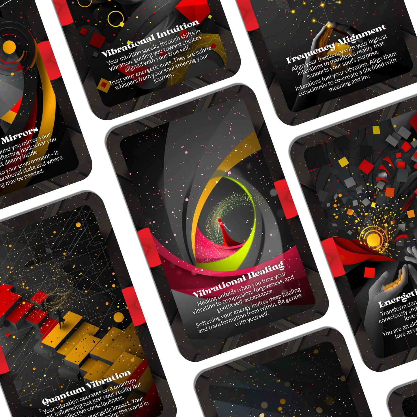 Vibration Secrets – An Energetic Alignment Oracle Deck – 22 Oracle Cards – Tune In, Rise Up, Stay True