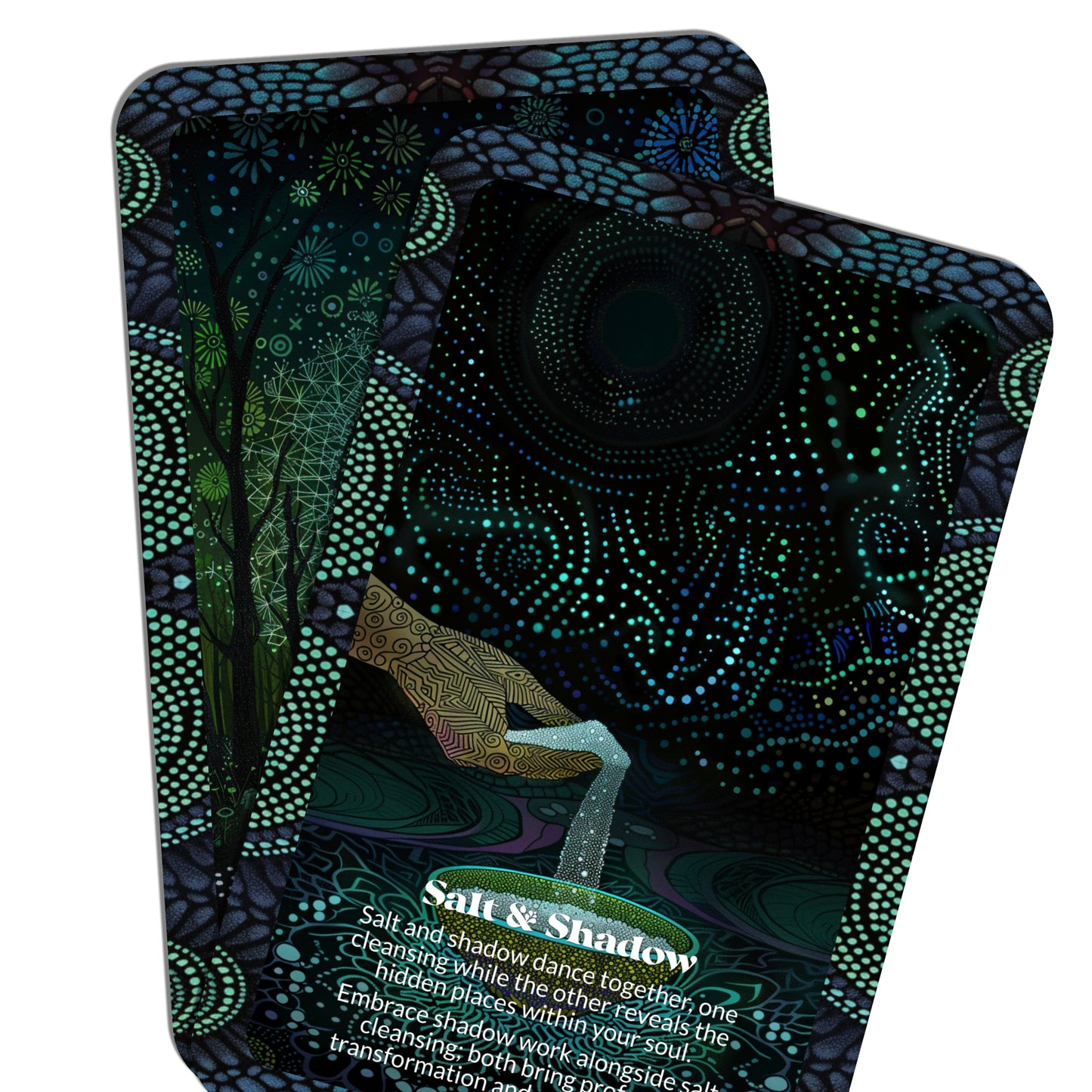 Midnight Salt – A Spiritual Purification Oracle Deck – 22 Oracle Cards – Cleanse in Shadow, Shine in Spirit