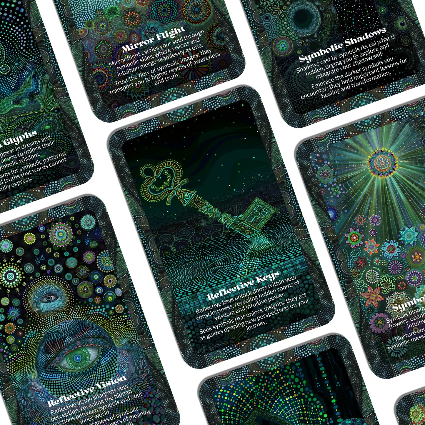 Mirror Tongue – A Symbolic Intuition Oracle Deck – 22 Oracle Cards – Speak in Symbols, Listen with Soul