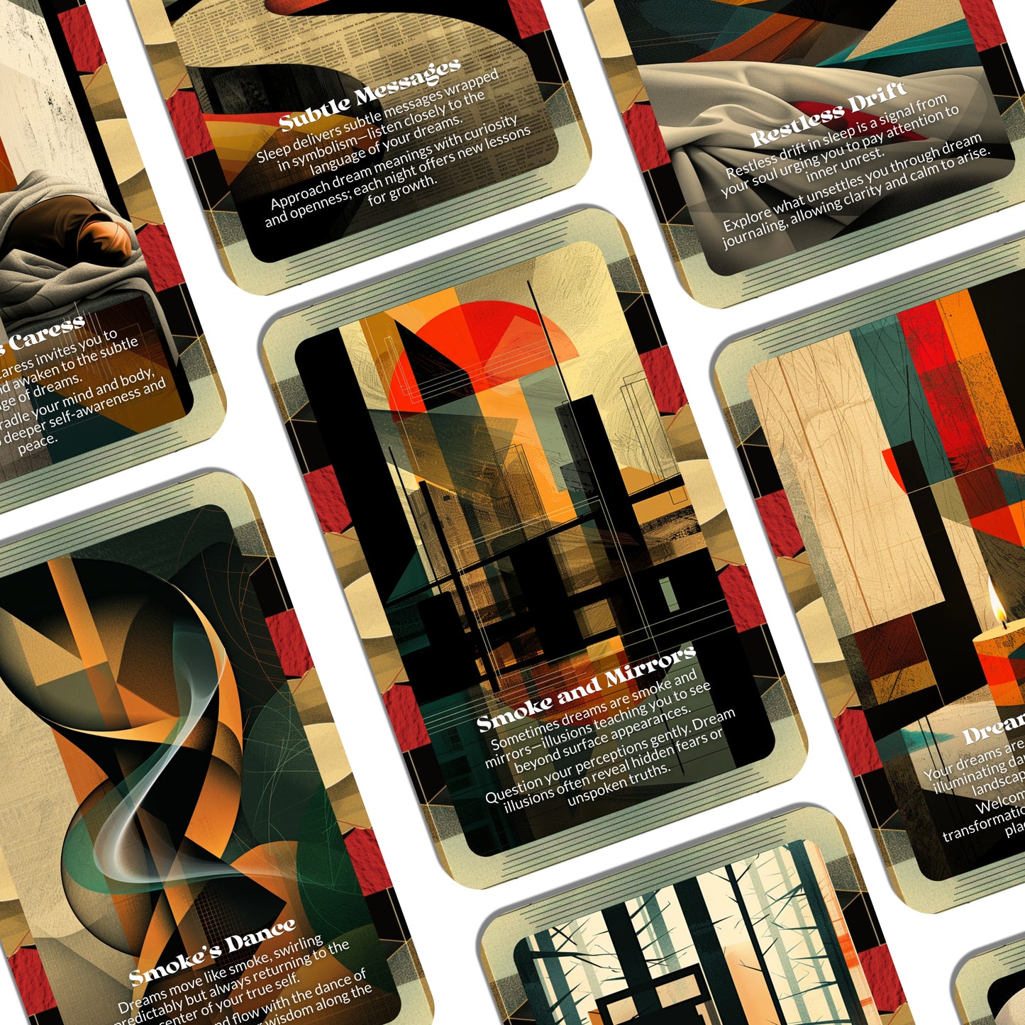 Sleep Like Smoke – A Dream Wisdom Oracle Deck – 22 Oracle Cards – Drift Softly Into the Knowing