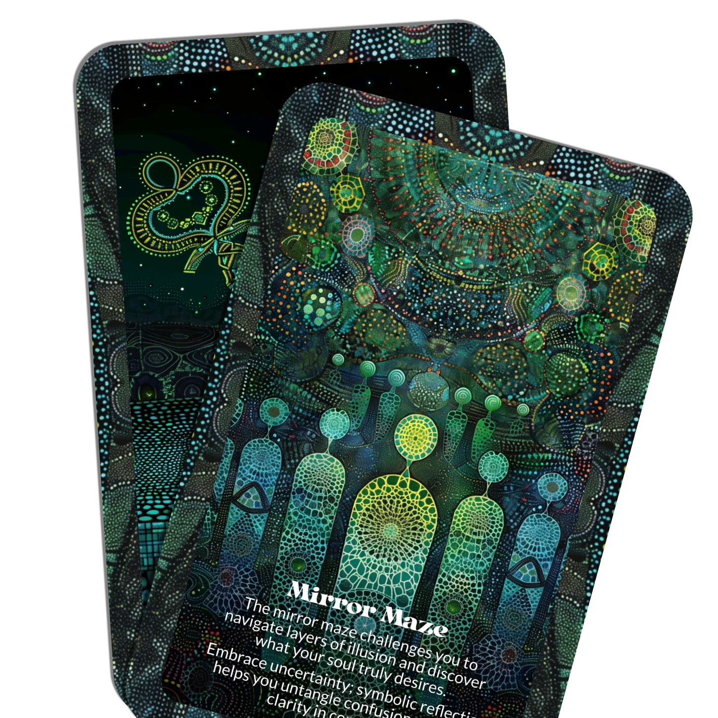 Mirror Tongue – A Symbolic Intuition Oracle Deck – 22 Oracle Cards – Speak in Symbols, Listen with Soul