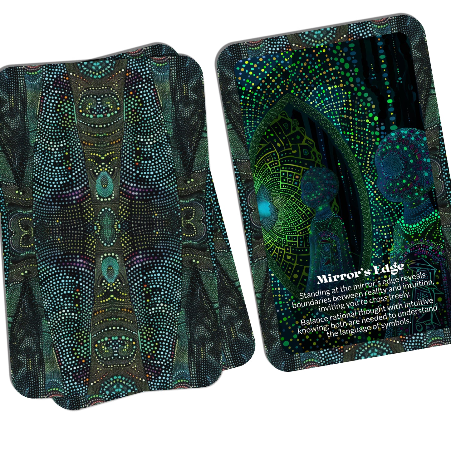 Mirror Tongue – A Symbolic Intuition Oracle Deck – 22 Oracle Cards – Speak in Symbols, Listen with Soul