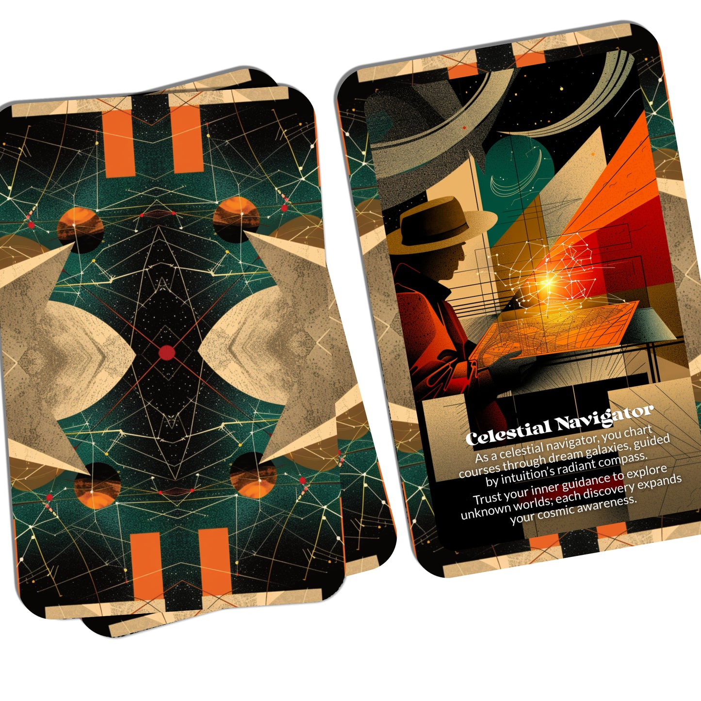 Wanderlight – A Dream Travel Oracle Deck – 22 Oracle Cards – Travel by Soul, Guided by Glow