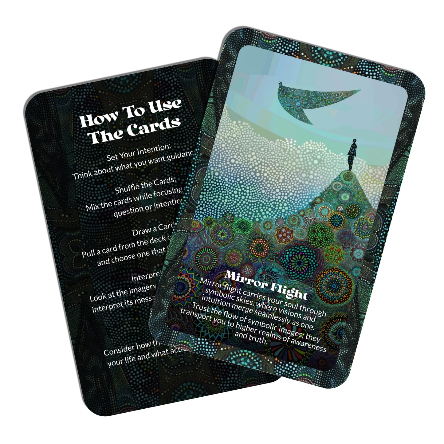 Mirror Tongue – A Symbolic Intuition Oracle Deck – 22 Oracle Cards – Speak in Symbols, Listen with Soul