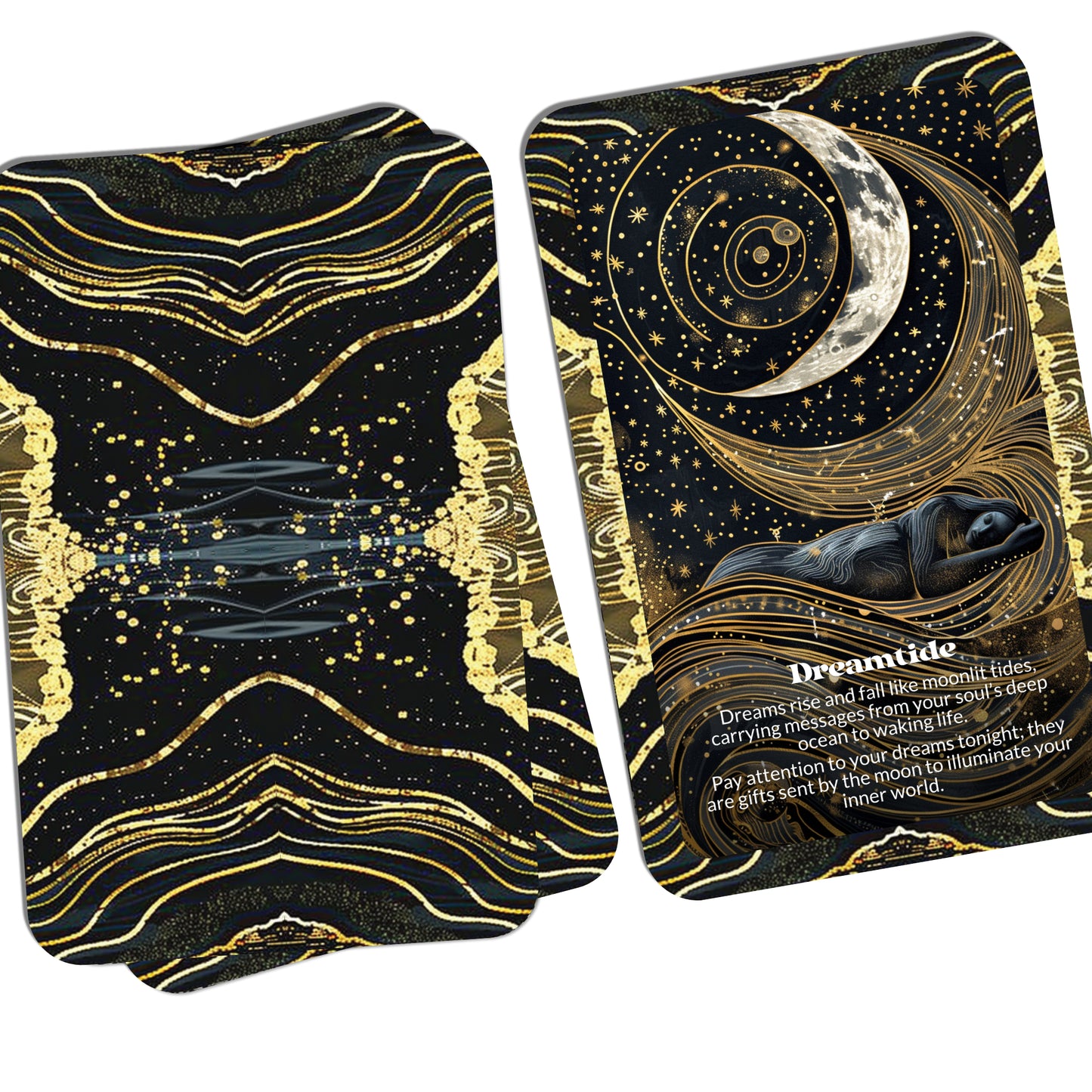 Moonstung – A Lunar Emotion Oracle Deck – 22 Oracle Cards – Where Moonlight Meets the Tender Heart